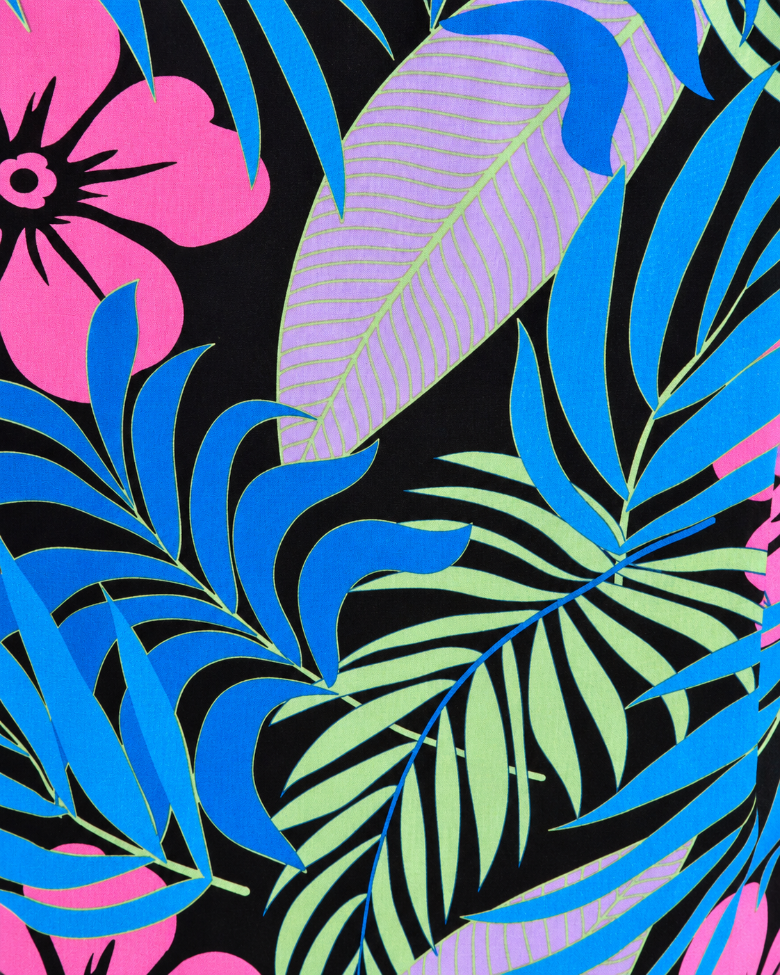 Camisa hawaiana negra (L) Fresco lab