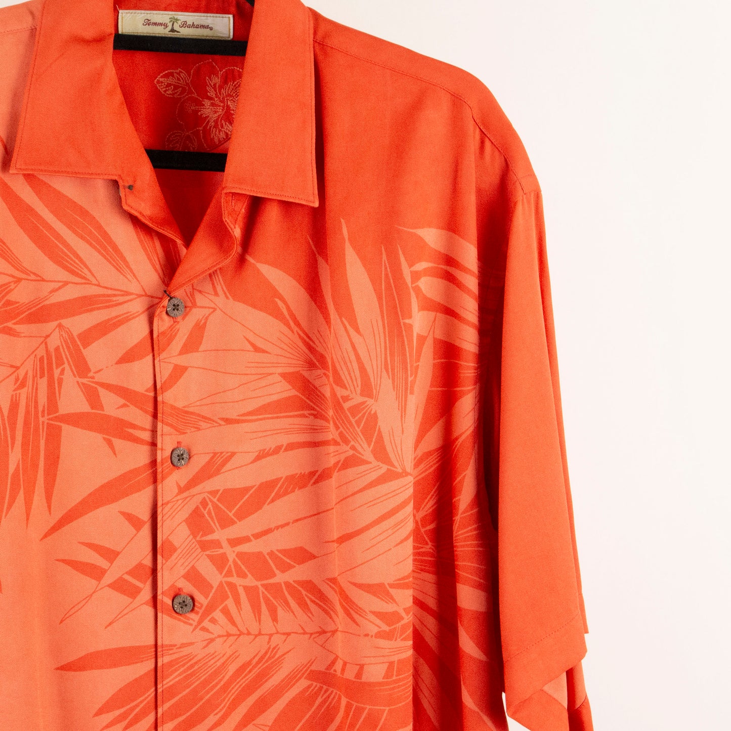 Camisa hawaiana naranja (L) Tommy Bahama