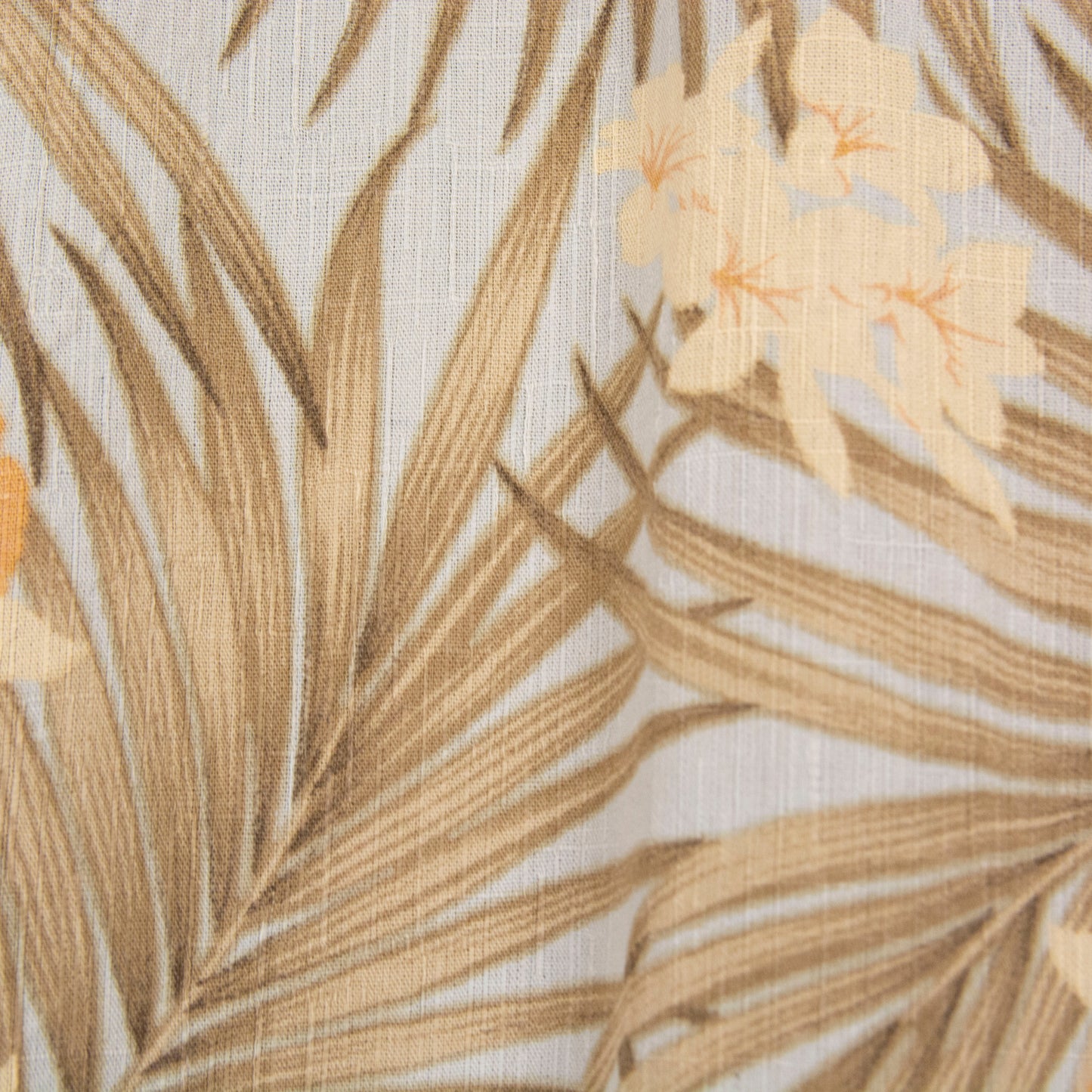 Camisa hawaiana beige (M) Geoffrey Beene