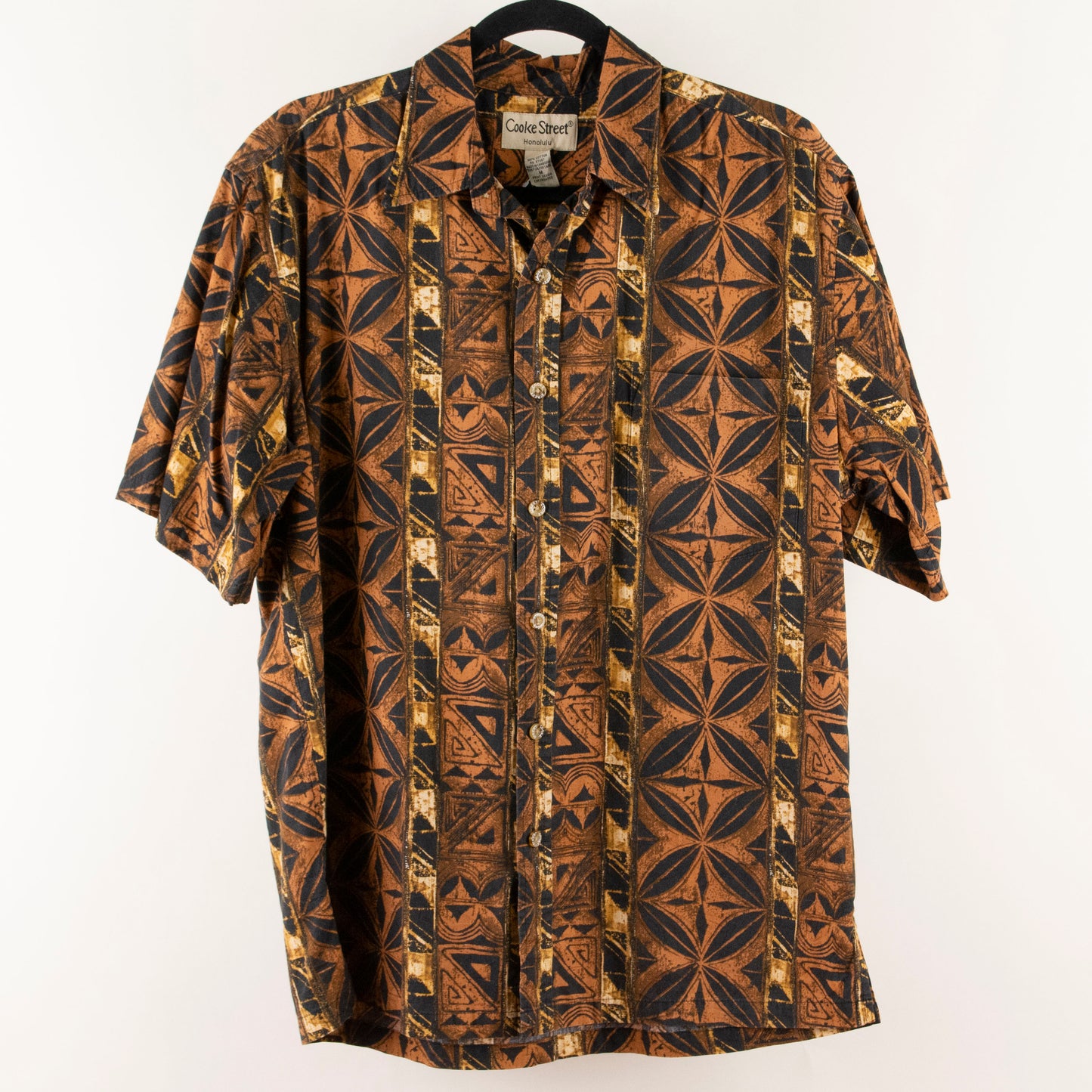 Camisa estampada marrón (M) Cooke Street