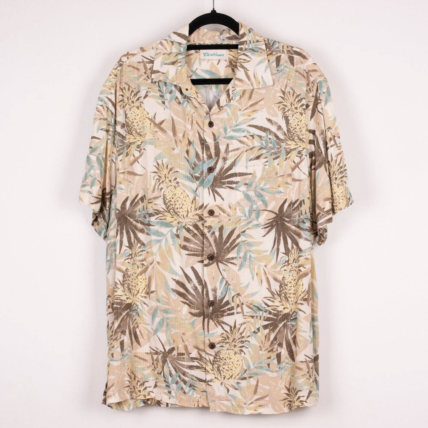 Camisa hawaiana beige (L) Caribbean