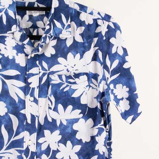 Camisa estampada azul (Niños)