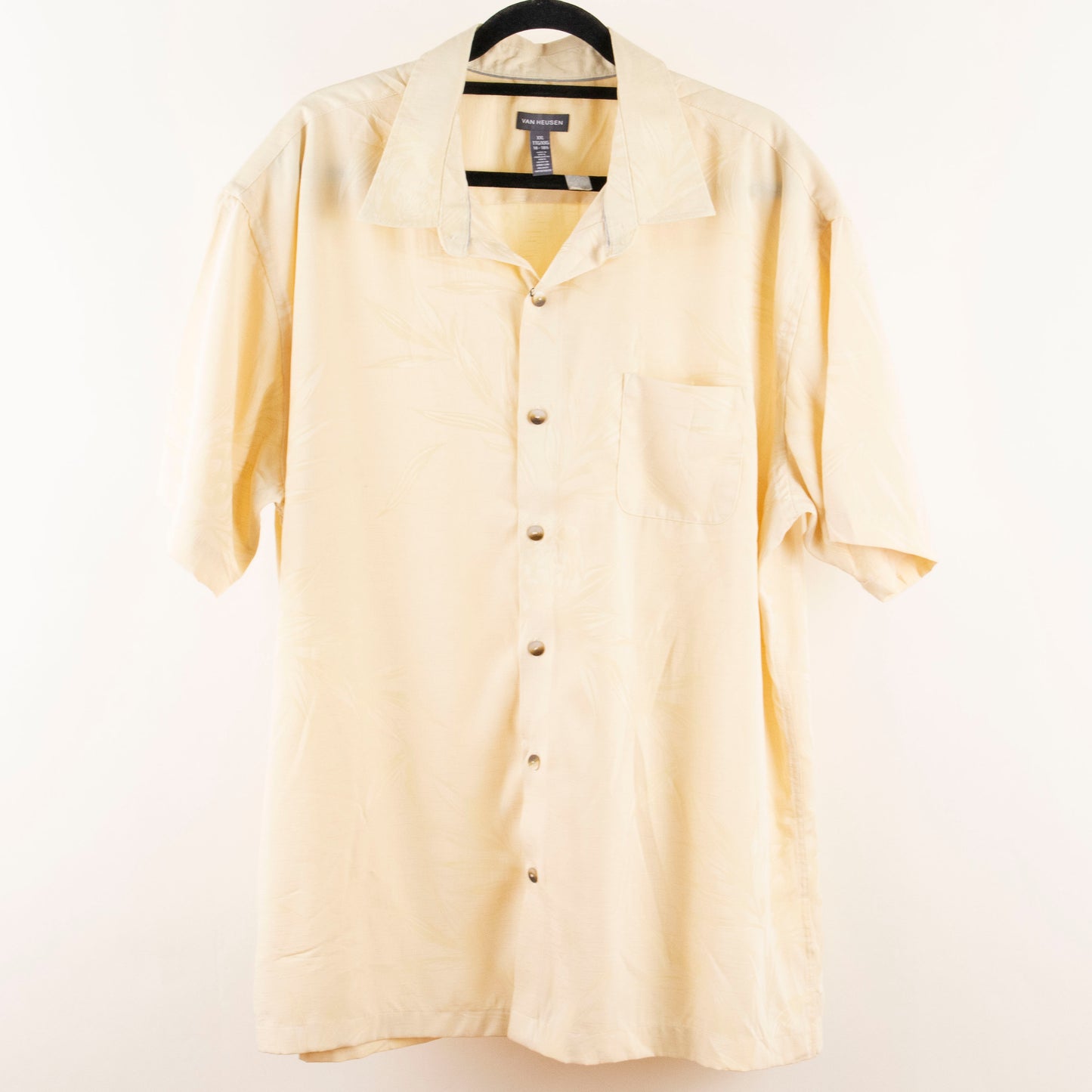 Camisa estampada beige (2XL) Van Heusen