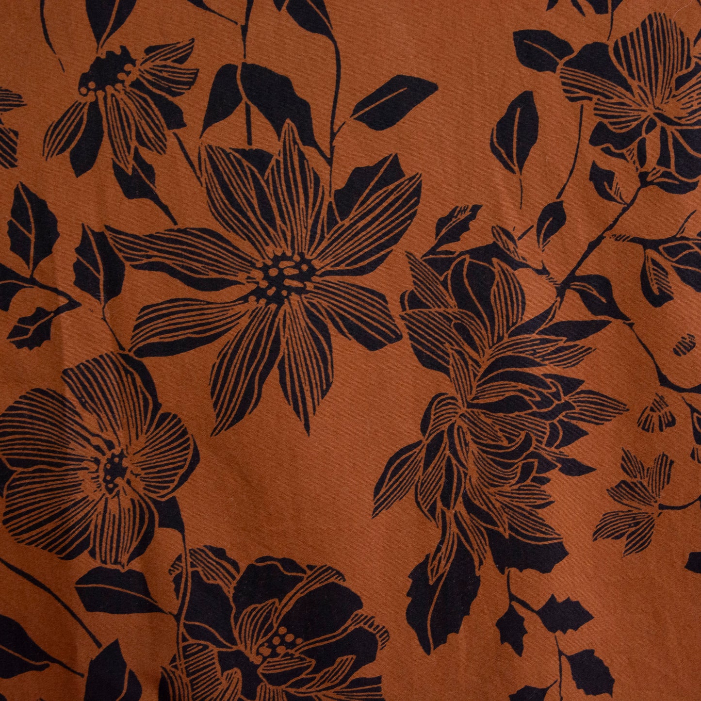 Camisa estampada marrón (2XL) Alfani