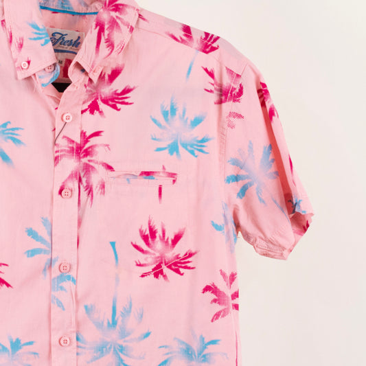 Camisa hawaiana rosa (M) Fresh