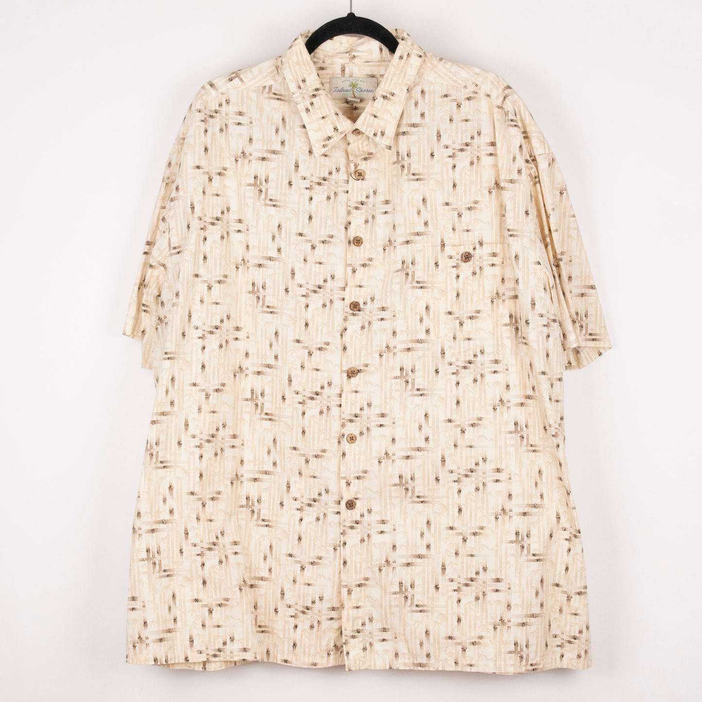Camisa hawaiana amarilla (2XL) Island Shores