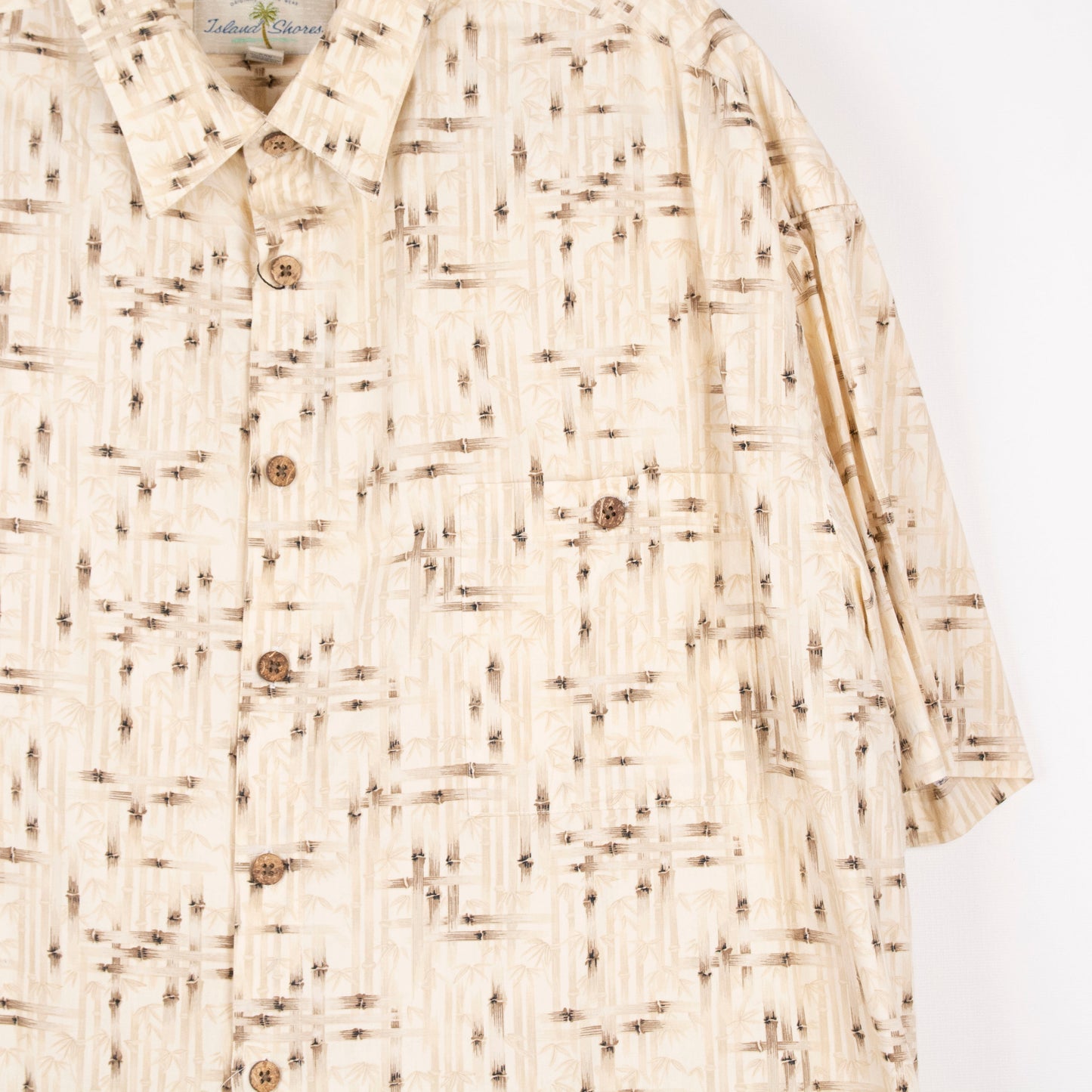 Camisa hawaiana amarilla (2XL) Island Shores