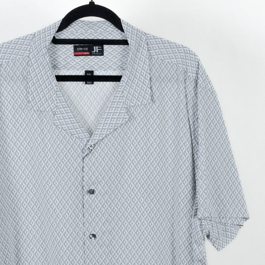 Camisa Hawaiana Gris (2XL) JF
