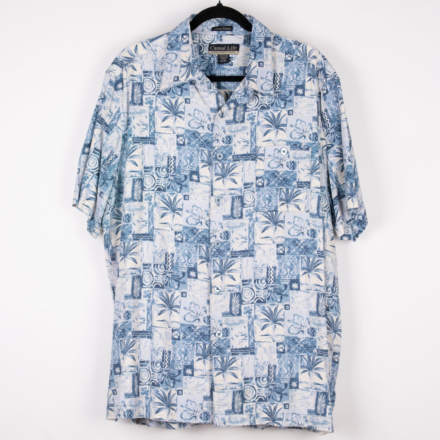 Camisa hawaiana azul (XL) Casual Life