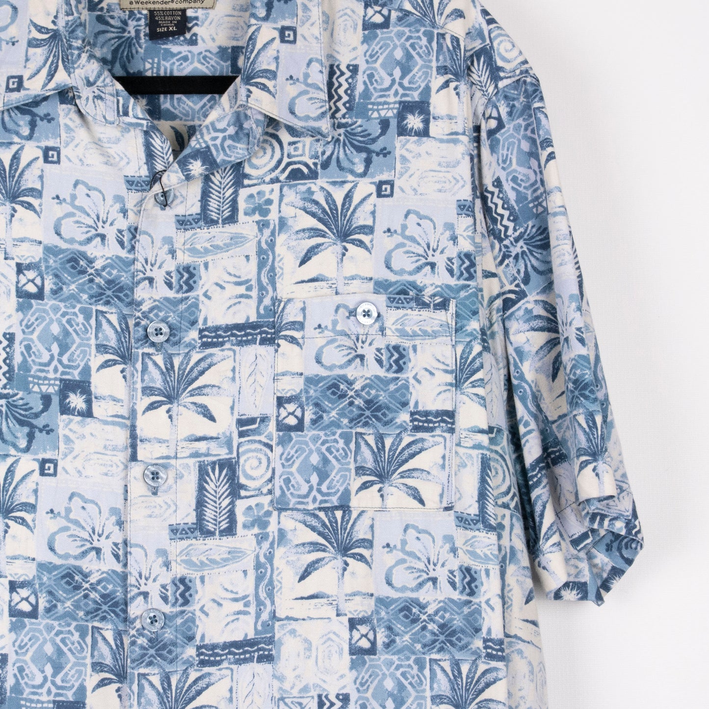 Camisa hawaiana azul (XL) Casual Life