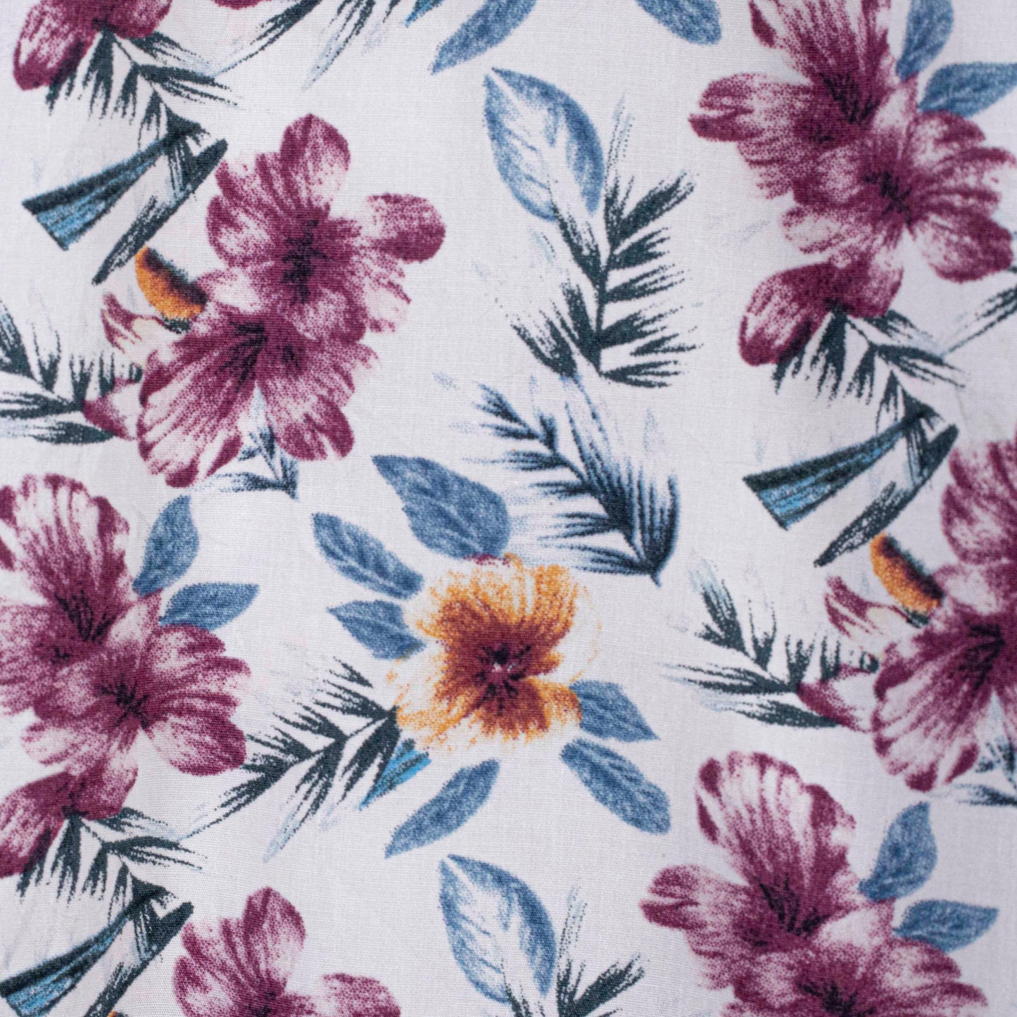 Camisa Hawaiana Blanco (L) Pierre Cardin