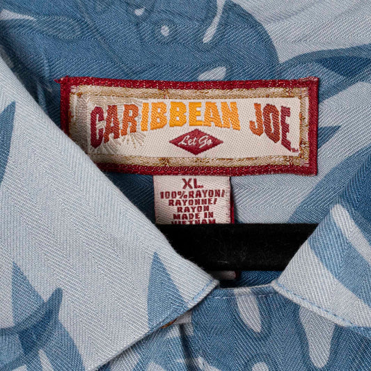 Camisa Hawaiana Azul (XL) Caribbean Joe