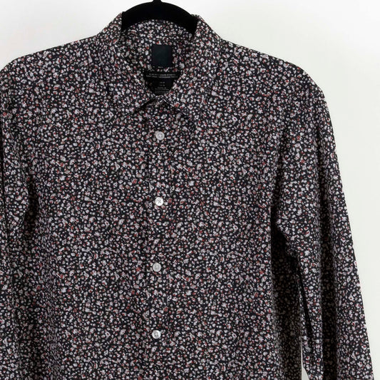 Camisa Estampada negro (M) H&M