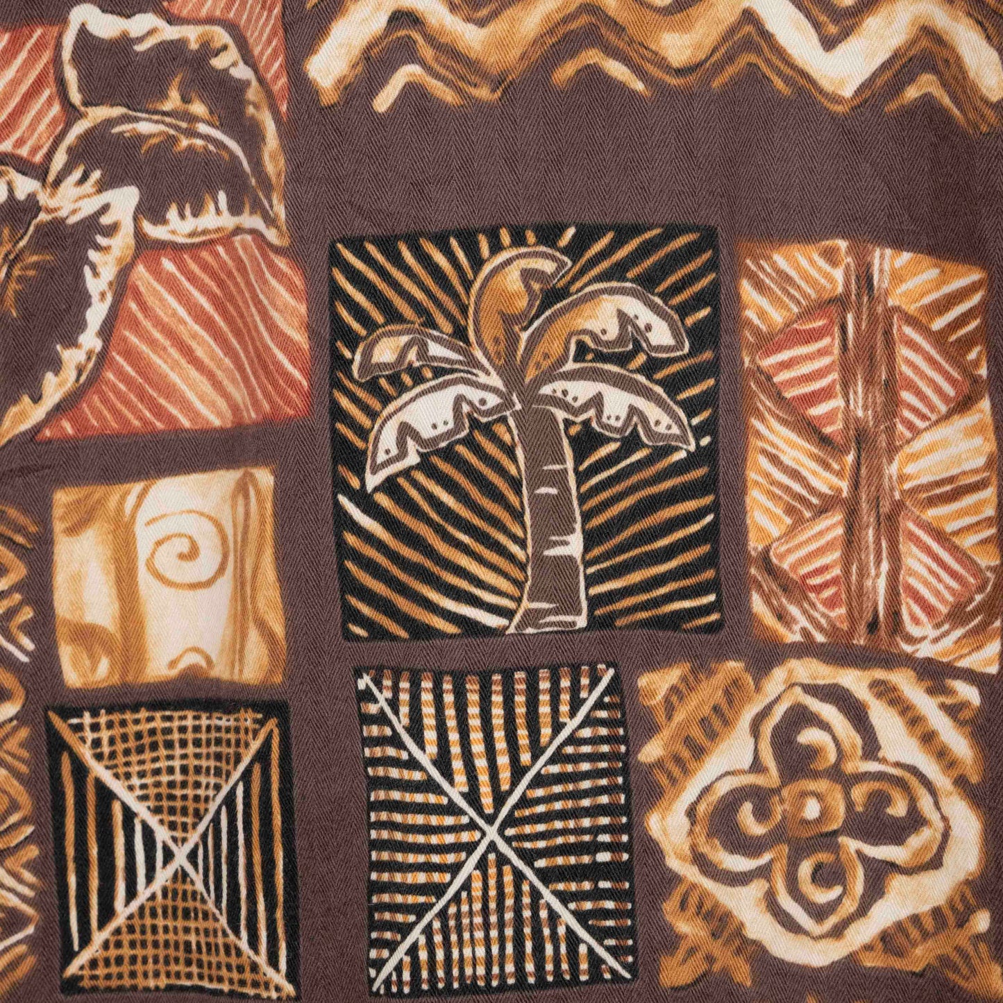 Camisa Hawaiana Cafe (M) Rona kai