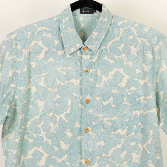 Camisa Estampada Verde (M) Skumi