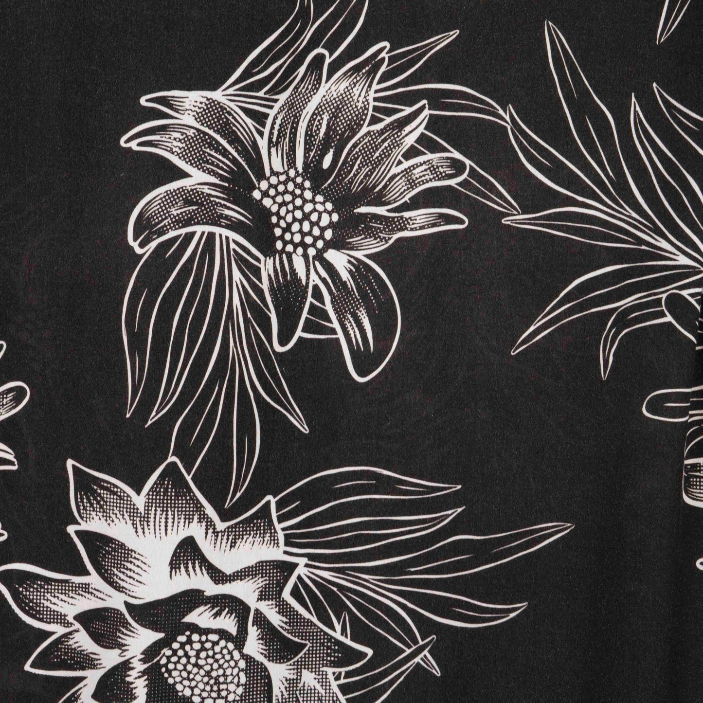 Camisa Hawaiana Negro (S) Industrie