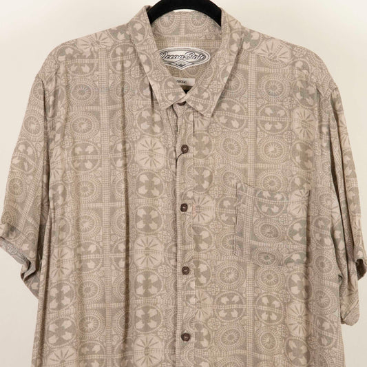Camisa estampada Beige (L) Ocean state