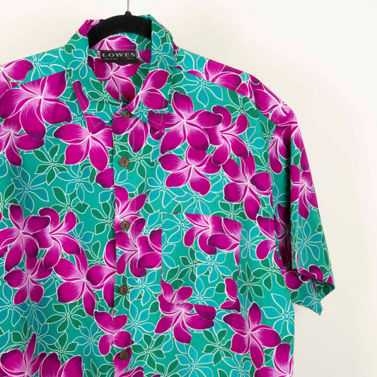 Camisa hawaiana verde (L) Lowes