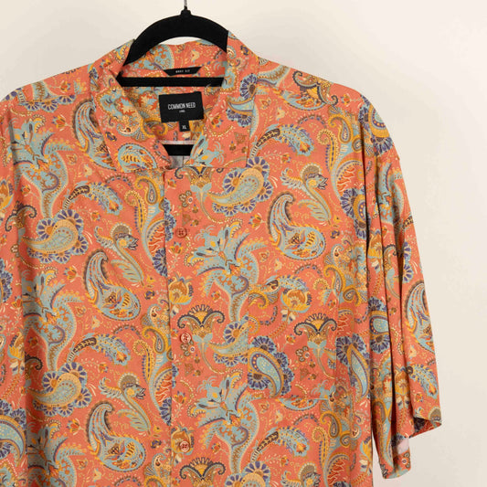 Camisa Hawaiana Naranja (XL) Common need