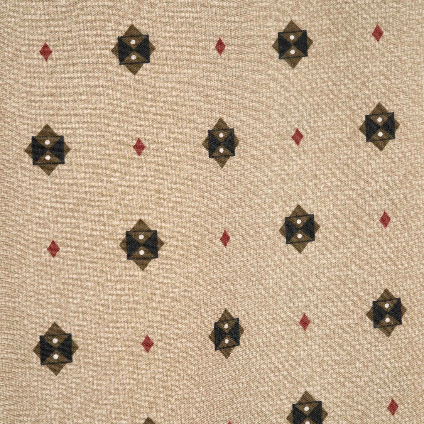 Camisa Estampada beige (L) Roundtree & yorke