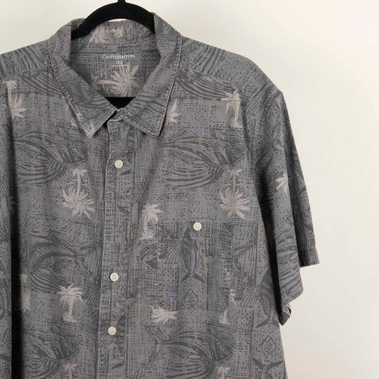 Camisa Hawaiana gris (3XL) Croft&barrow