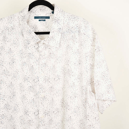 Camisa Estampada Blanco (3XL) Perry ellis