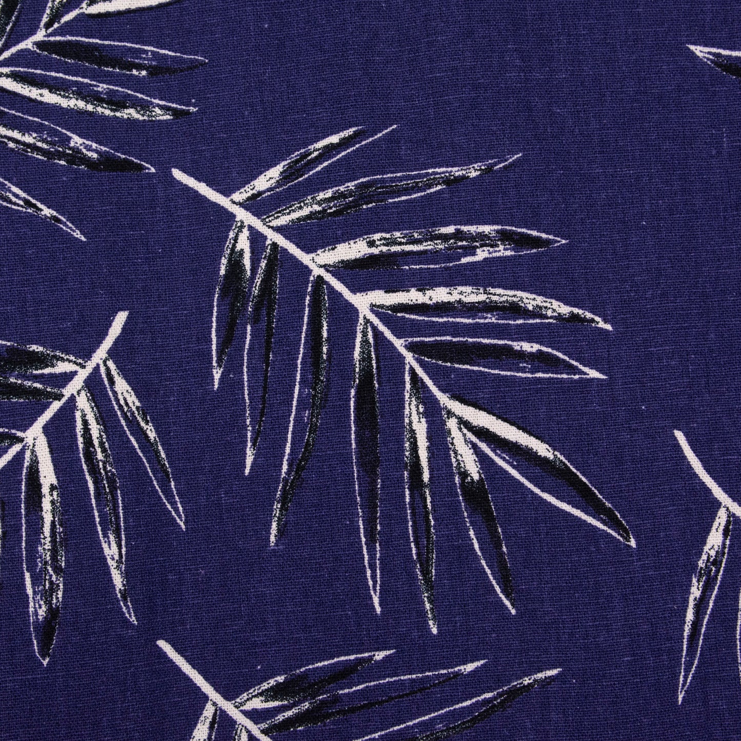 Camisa hawaiana manga corta palmera azul