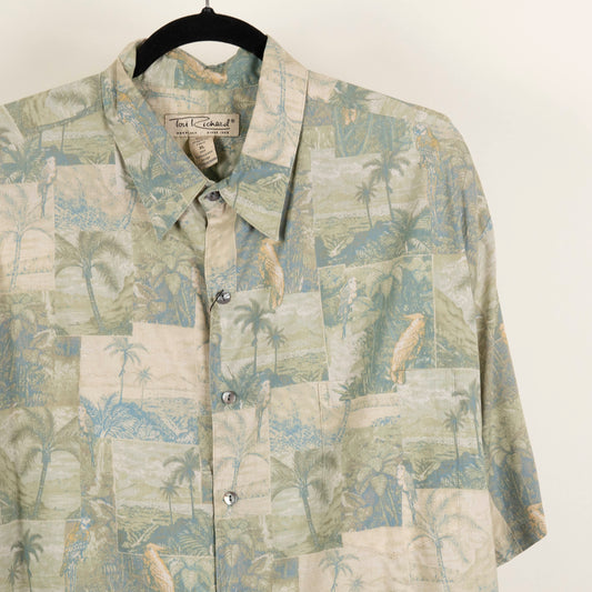 Camisa Estampada Verde (XL) Tori Richards