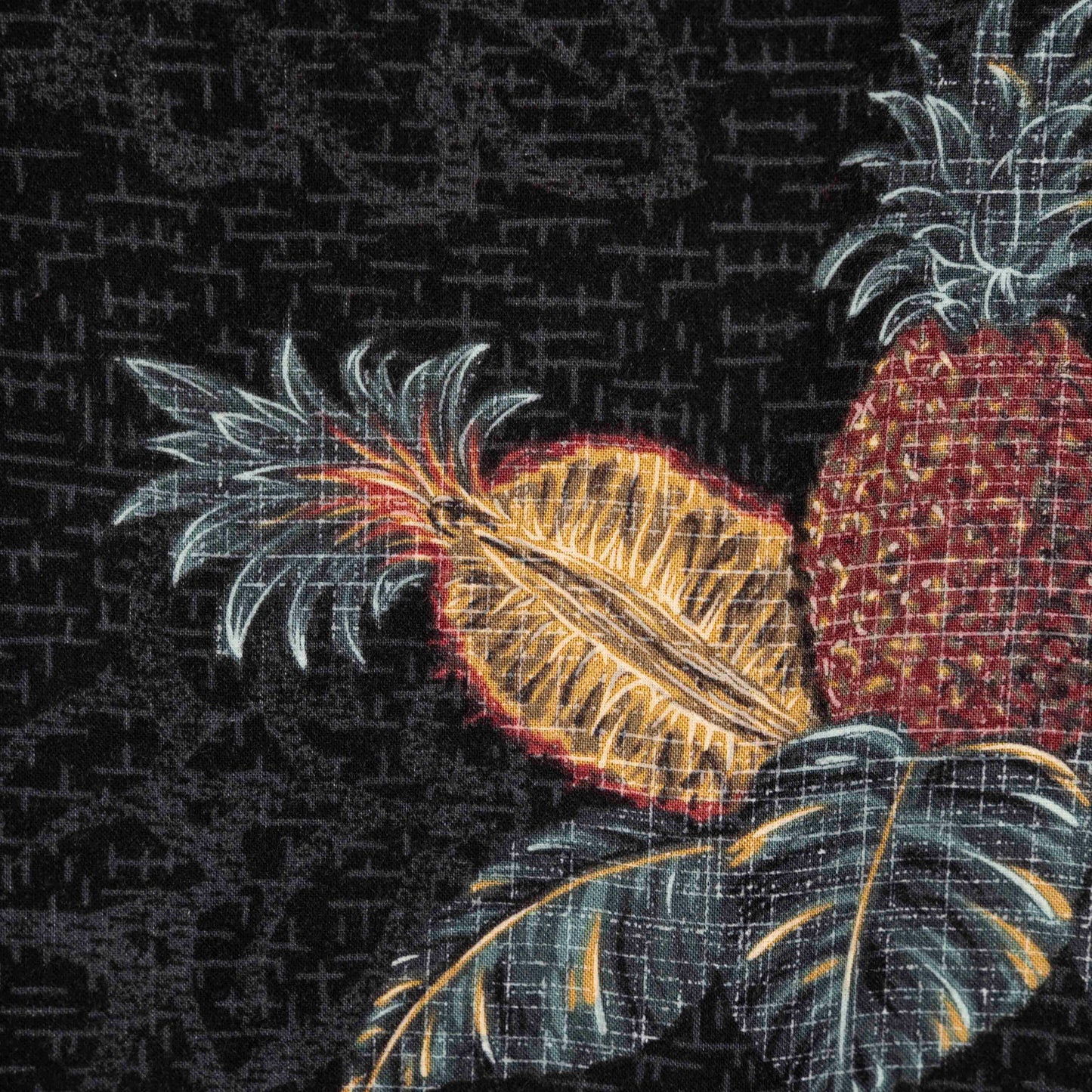 Camisa Hawaiana Negro (M) Campia