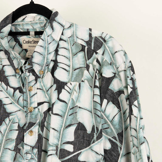 Camisa Hawaiana Verde (2XL) Cooke Street