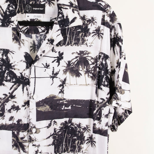 Camisa hawaiana blanco (M) Original use