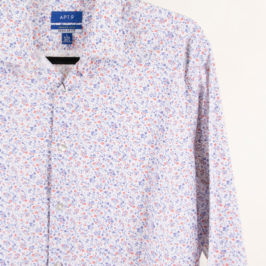 Camisa estampada blanco (L) APT.9