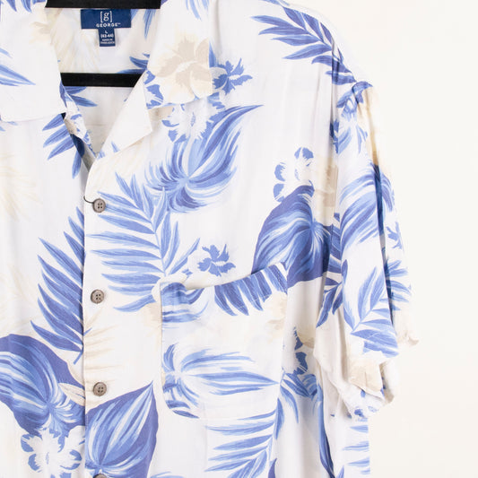 Camisa hawaiana blanco (L) George