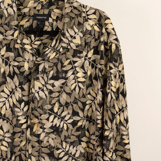 Camisa estampada negro (XL) Clainorne