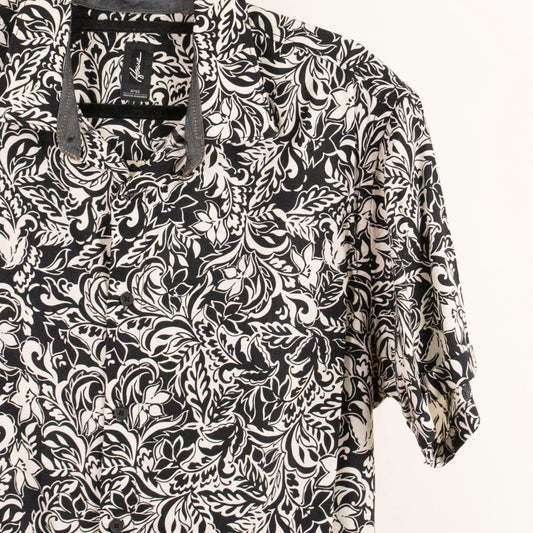 Camisa estampada blanco (L) Howe
