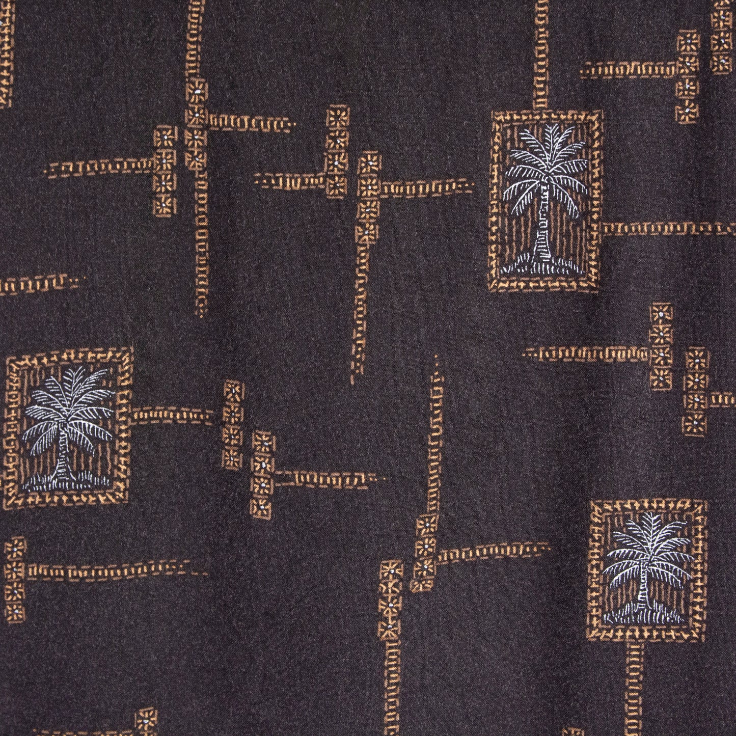 Camisa hawaiana negro (M) Moda campia moda