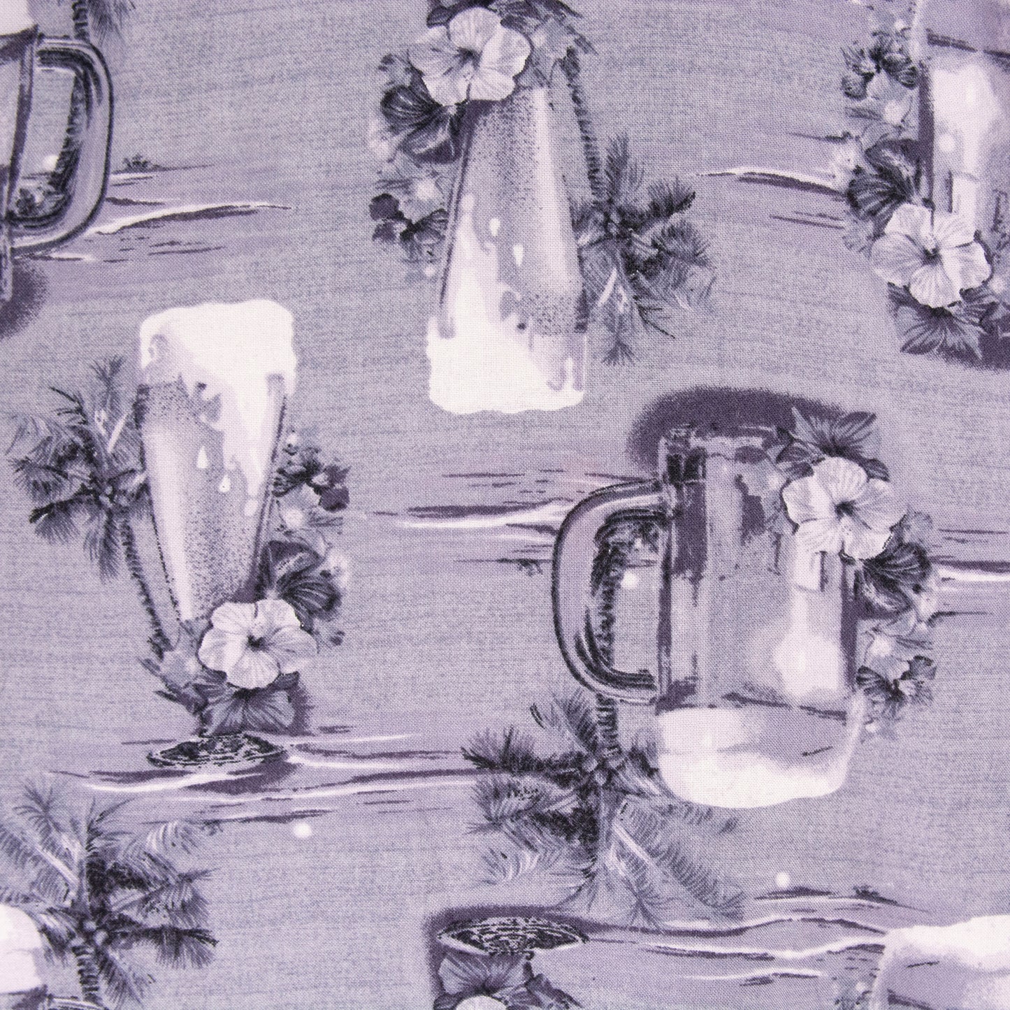 Camisa hawaiana gris (XL) George