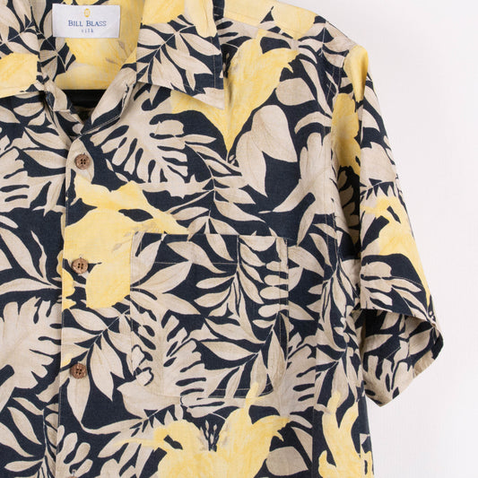 Camisa hawaiana azul (S) Bill Blas