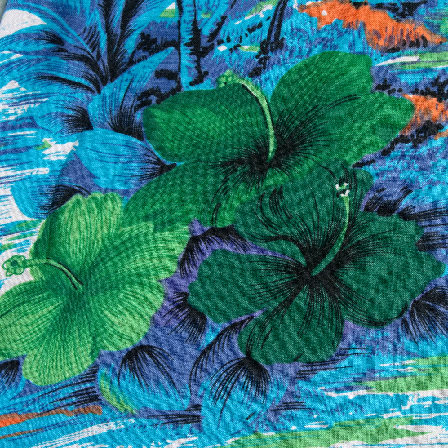 Camisa hawaiana azul (S) Bruno Boys