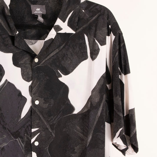 Camisa hawaiana negro (2XL) H&M
