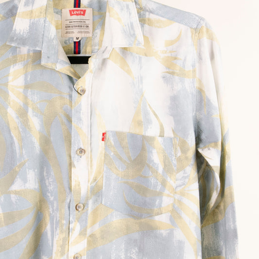 Camisa estampada blanco (M) Levi's