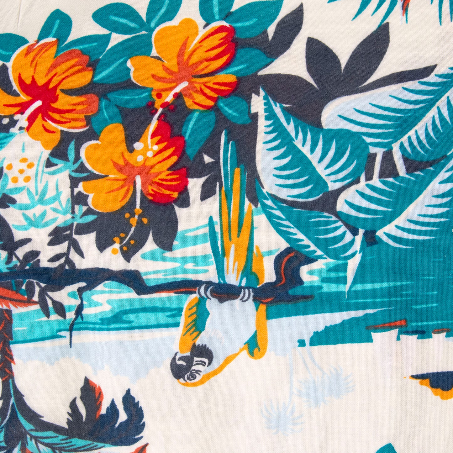 Camisa hawaiana blanco (3XL) George