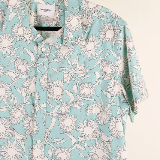 Camisa estampada azul (L) Goodfellow