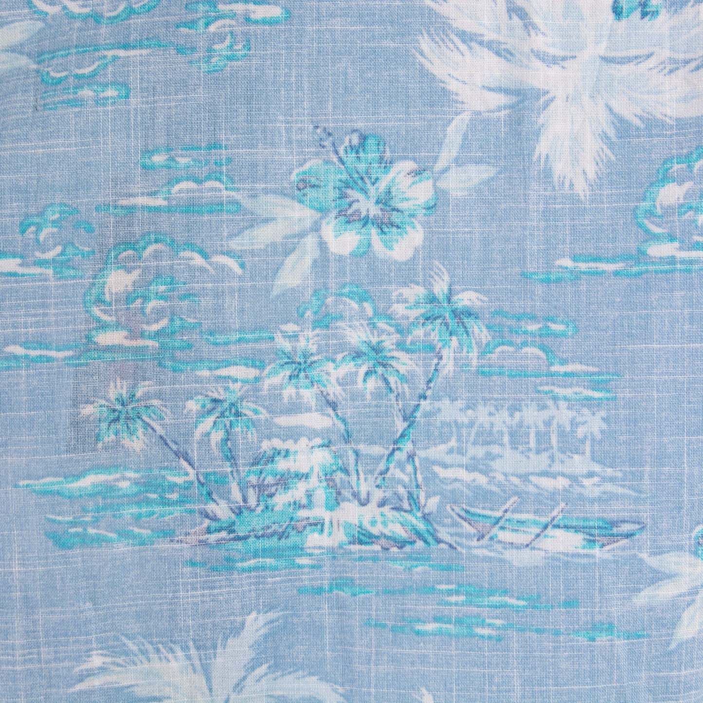 Camisa hawaiana azul (S) George