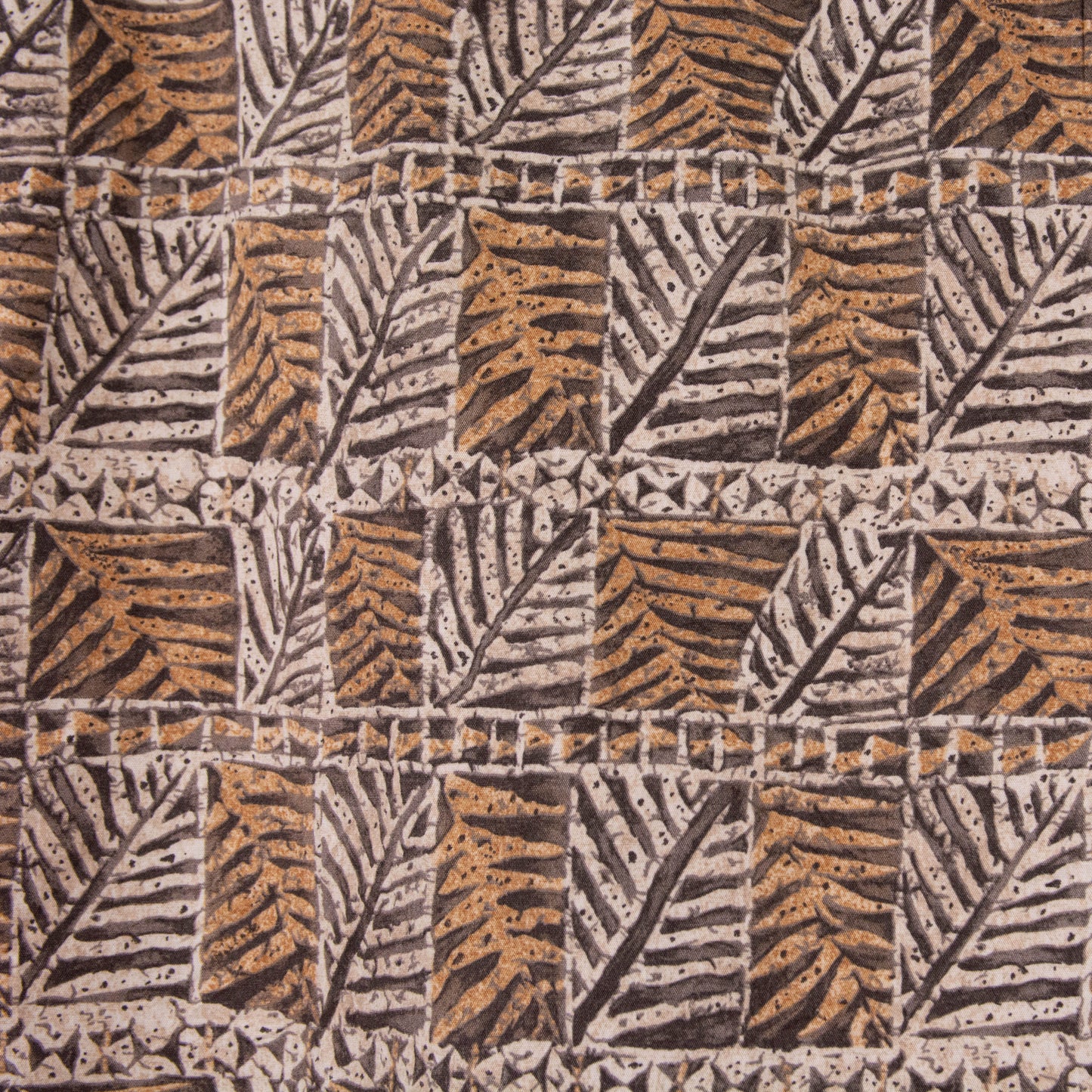Camisa hawaiana café (XL) Pau Hana