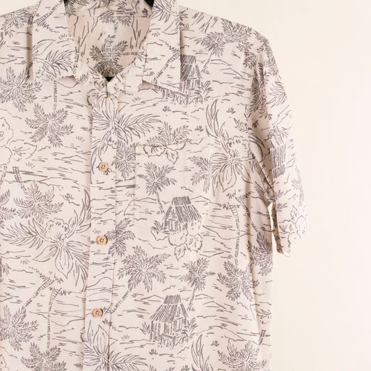 Camisa hawaiana beige (XL) Wonder nation