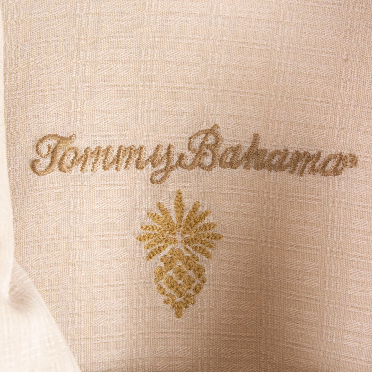 Camisa hawaiana beige (L) Tommy Bahama