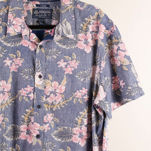 Camisa hawaiana azul (XL) American Rag