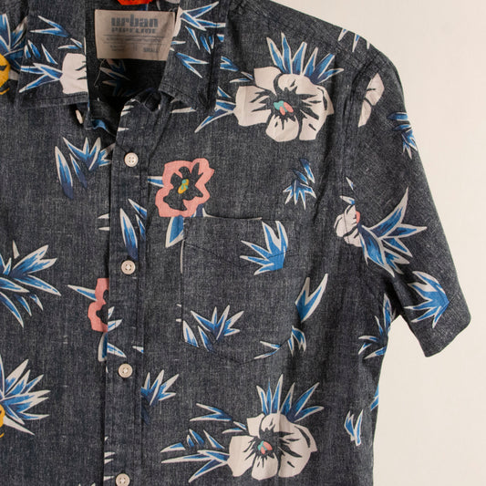 Camisa estampada azul (S) Urban Pipeline