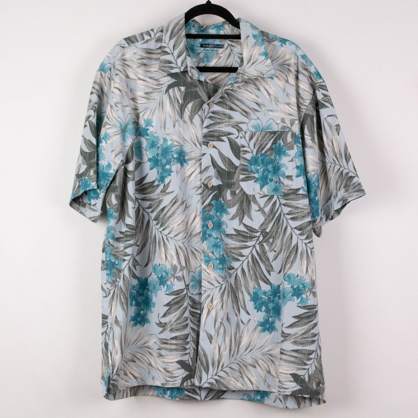 Camisa hawaiana verde (XL) Van Heusen